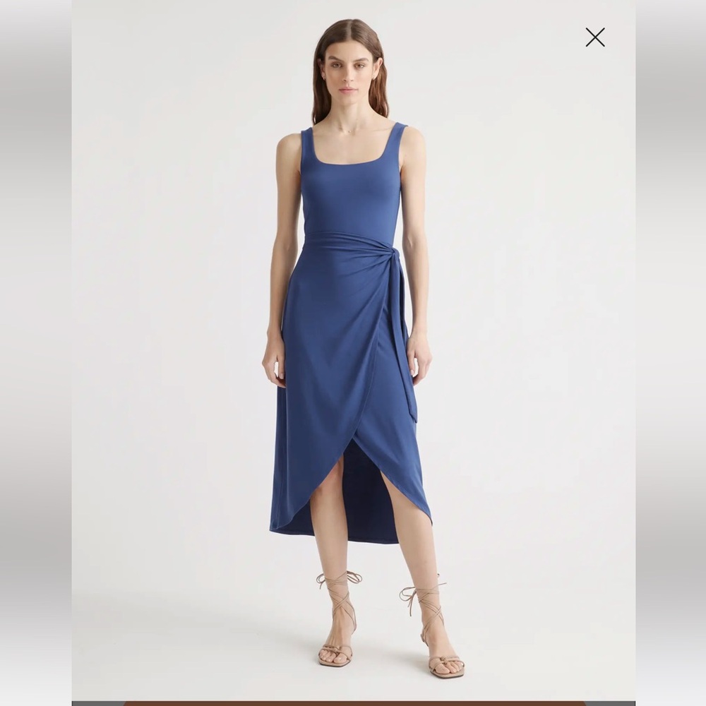 Navy Reformation wrap dress XS